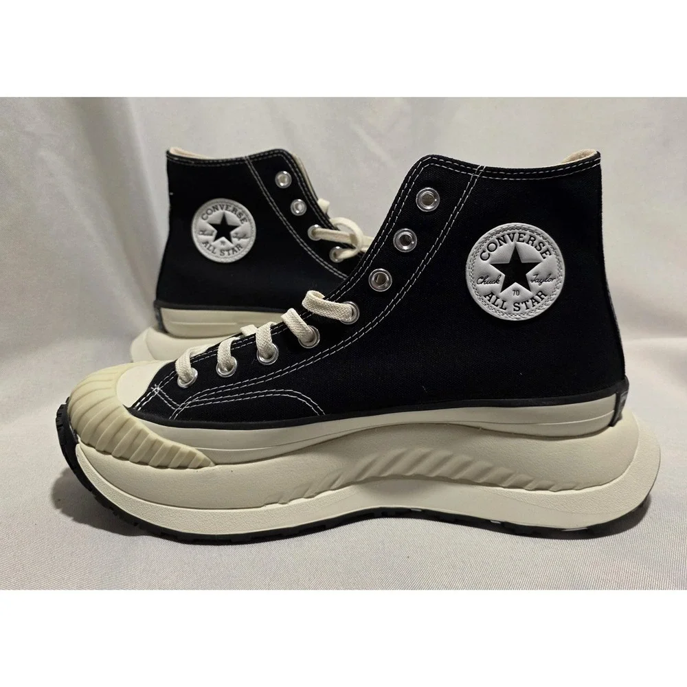 Converse A03277C Chucks 70ATCX  Unisex Black Platform Sneakers. NWB M 9, W 10.5 - Picture 7 of 10